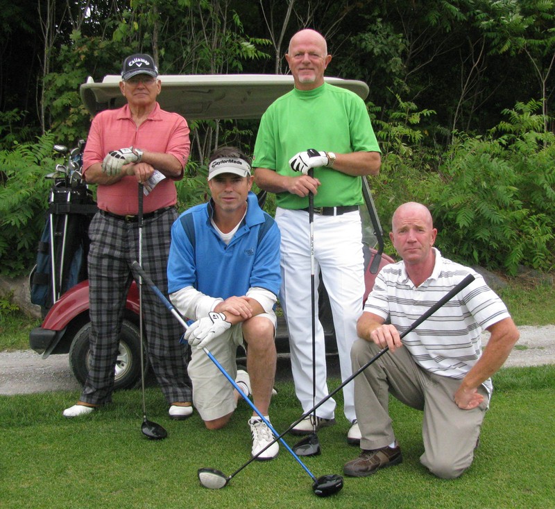 <b>Chris Grayson ED, golfs with Sponsors Darwin Prince & Don & Steve Thompson</b>